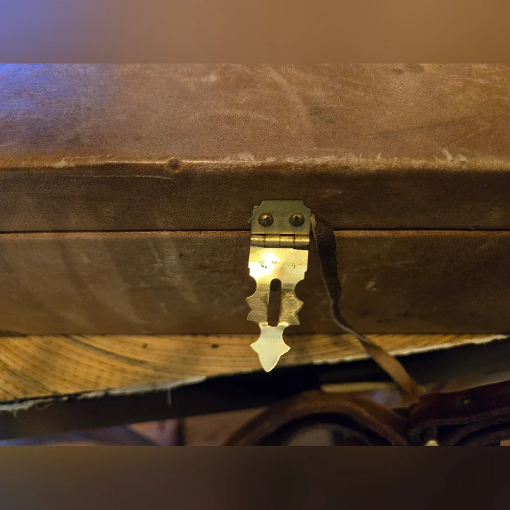 Vintage wood box purse